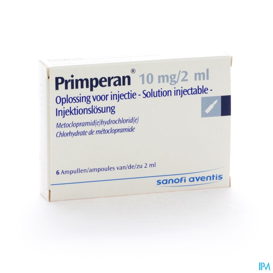 Primperan Amp Inj 6 X 10mg/2ml 1