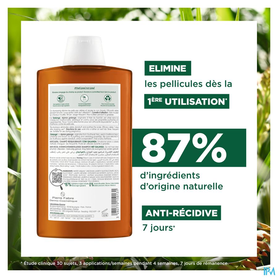 Klorane Capil. Sh Galanga 200ml 10