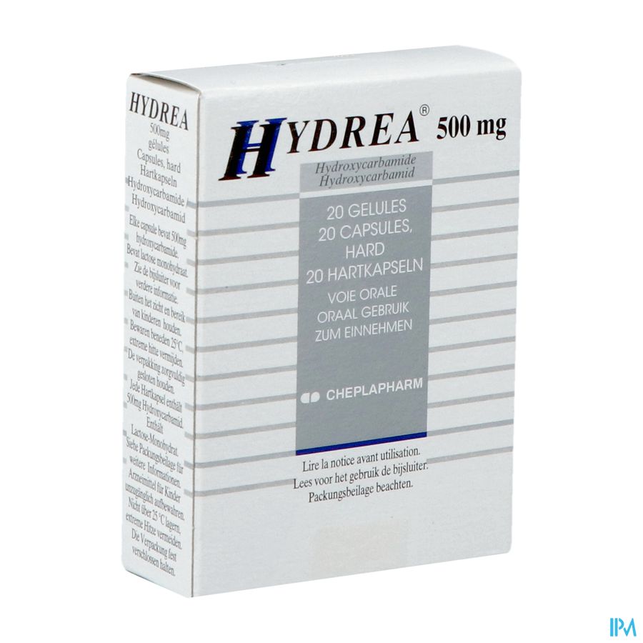 Hydrea Caps 20 X 500mg Alu/pvc/pvdc Hydrea Caps 20 X 500mg Alu/pvc/pvdc