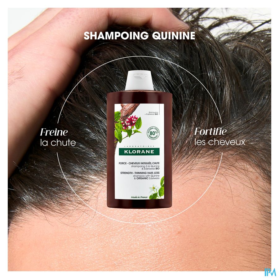 Klorane Capil. Sh Quinine & Edelweiss 400ml Nf 23