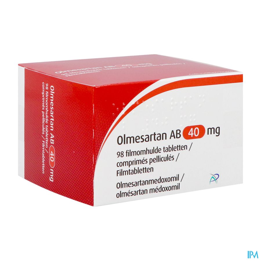 Olmesartan Ab 40mg Filmomh Tabl 98 Olmesartan Ab 40mg Filmomh Tabl 98