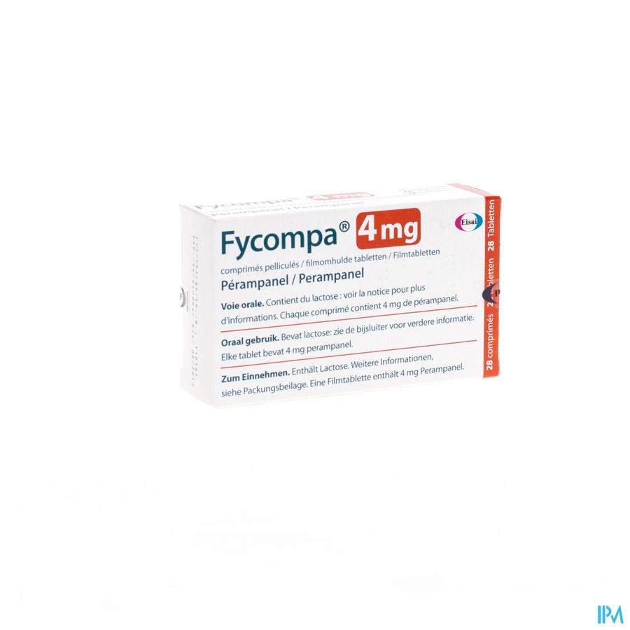 Fycompa 4mg Omhulde Tabl 28 X 4mg Fycompa 4mg Omhulde Tabl 28 X 4mg