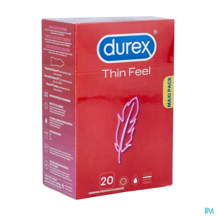 Durex Thin Feel Condoms 20 4