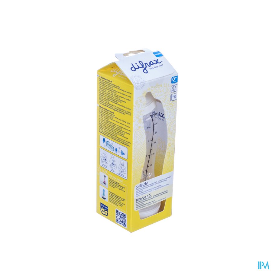 Difrax S-fles Natural 250ml 2