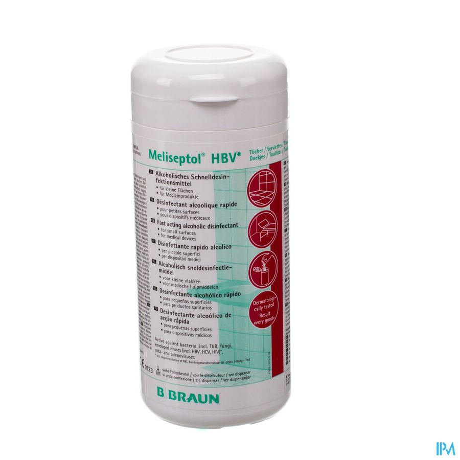 Meliseptol Hbv Ontsmettingsdoekjes 100