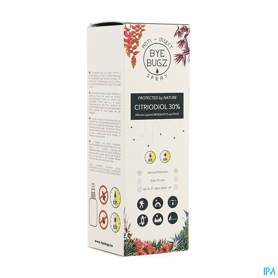 Byebugz Anti Insect Citriodiol 30% Spray