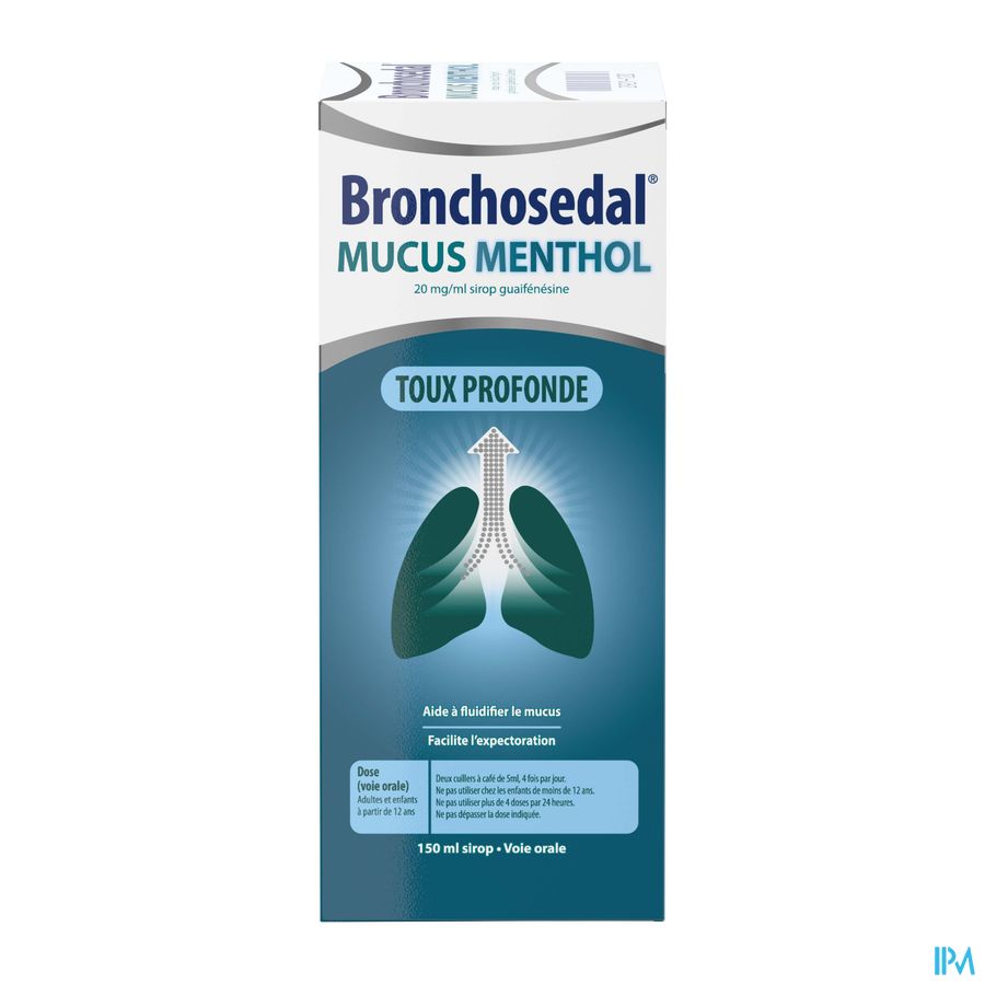 Bronchosedal Mucus Menthol 150ml 20mg/ml Bronchosedal Mucus Menthol 150ml 20mg/ml