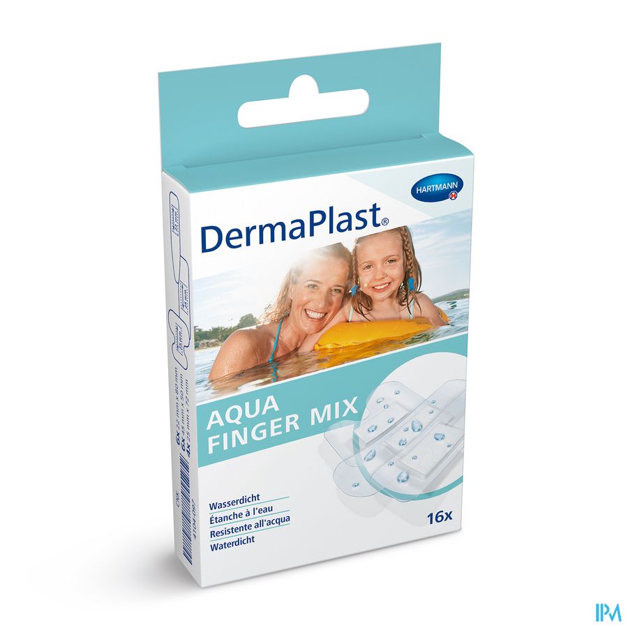 Dermaplast Aqua Mix Doigts 16 P/s