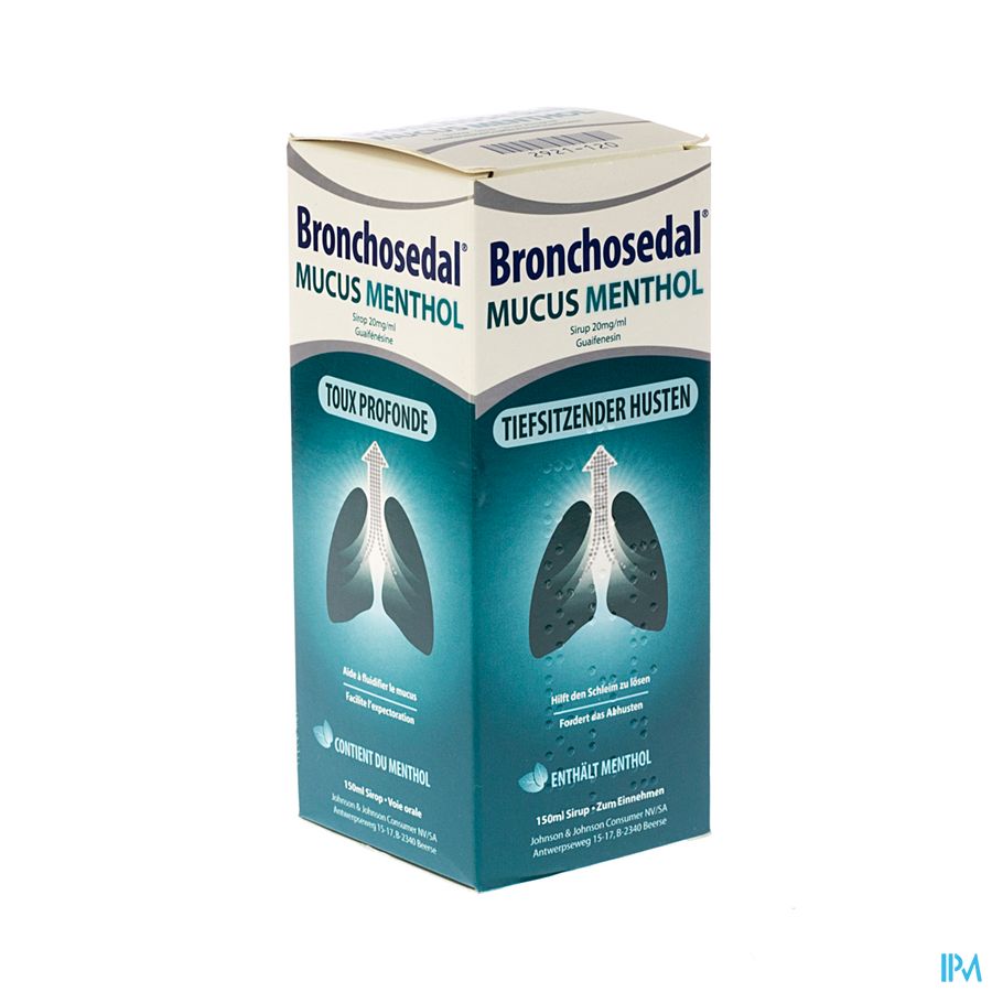 Bronchosedal Mucus Menthol 150ml 20mg/ml Bronchosedal Mucus Menthol 150ml 20mg/ml