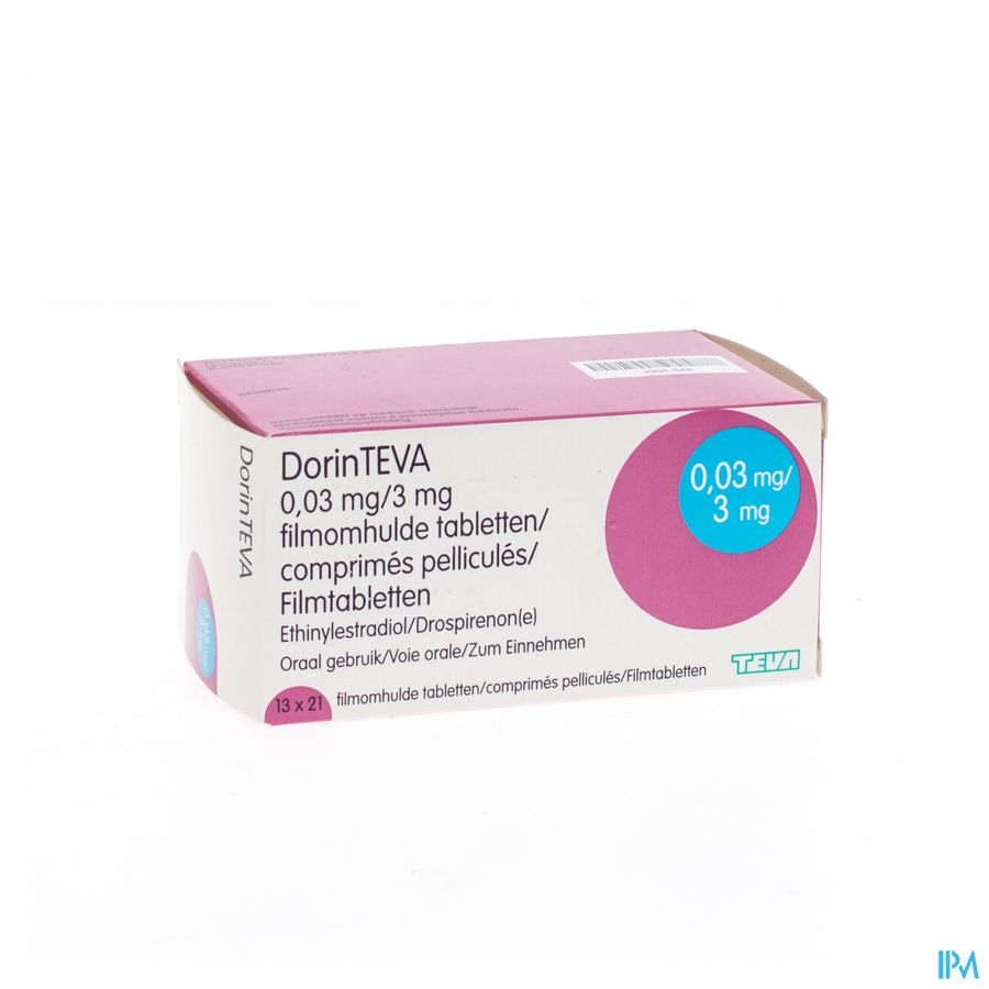 Dorin Theramex 3,00mg/0,03mg Filmomh Tabl 13 X 21