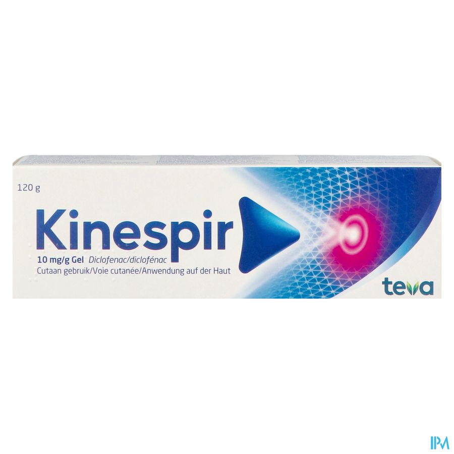 Kinespir 10mg/g Gel 120g 3