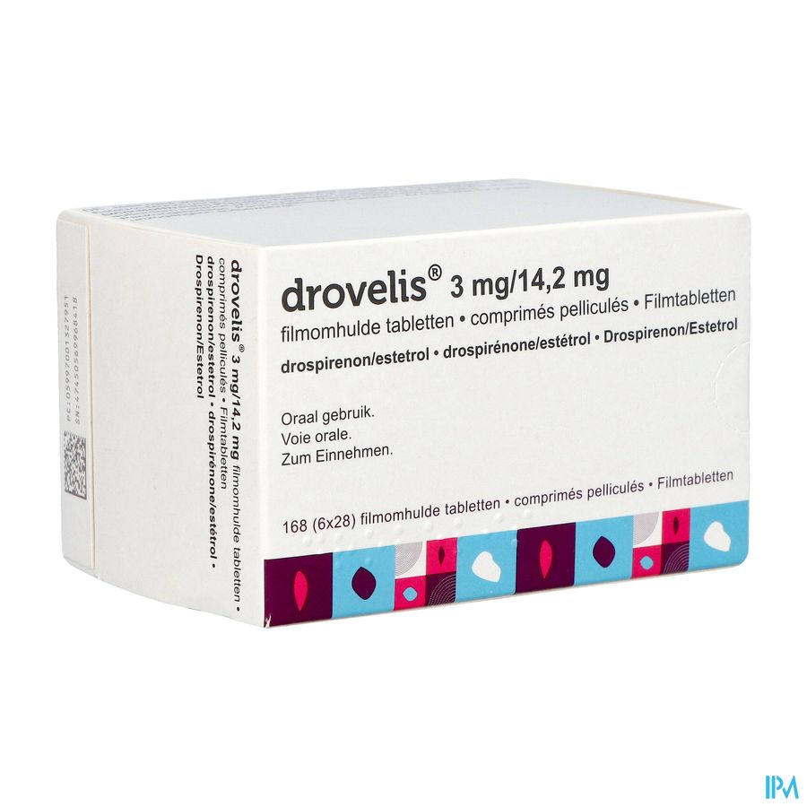 Drovelis 3mg/14,2mg Filmomh Tabl 6x(24+4) Drovelis 3mg/14,2mg Filmomh Tabl 6x(24+4)