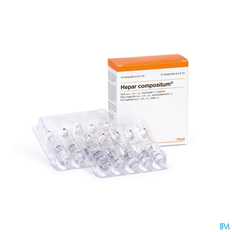 Hepar Compositum Ii Amp 10x2,2ml Heel Hepar Compositum Ii Amp 10x2,2ml Heel