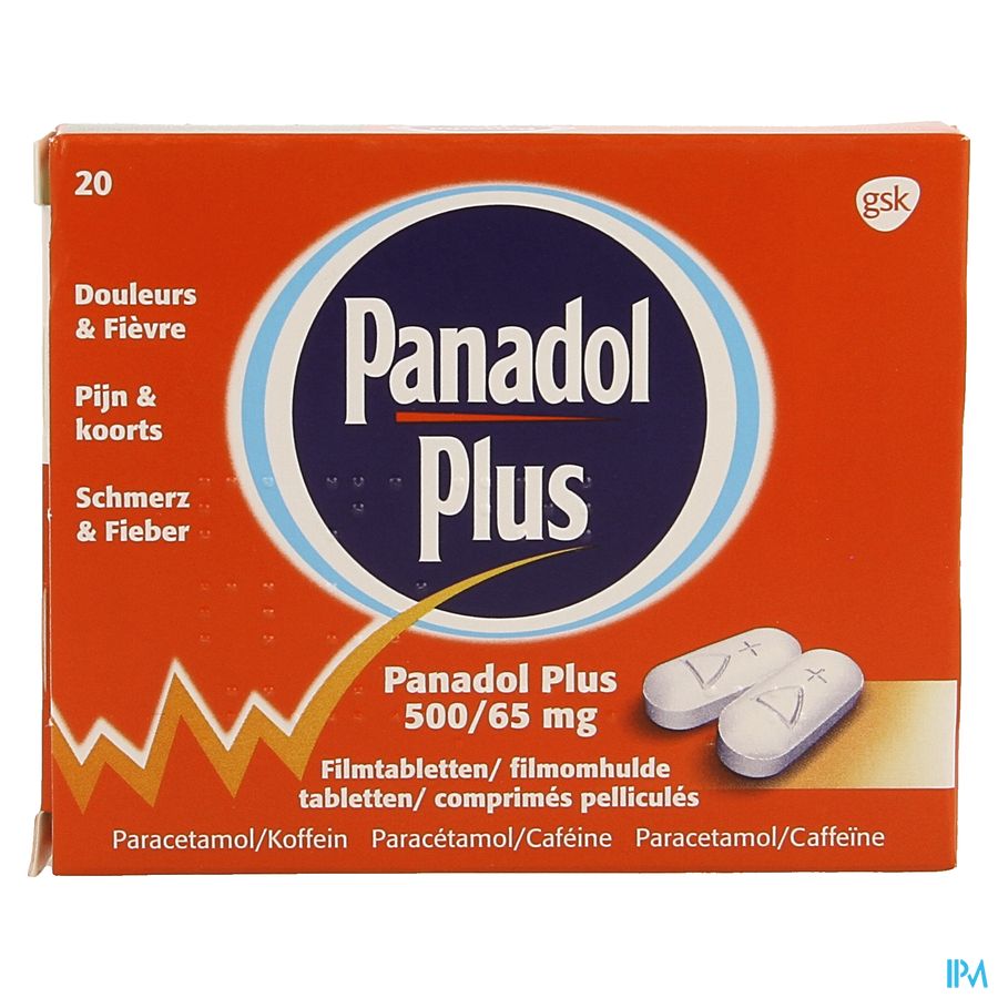 Panadol Plus 500mg/65mg Filmomh Tabl 20 New 1