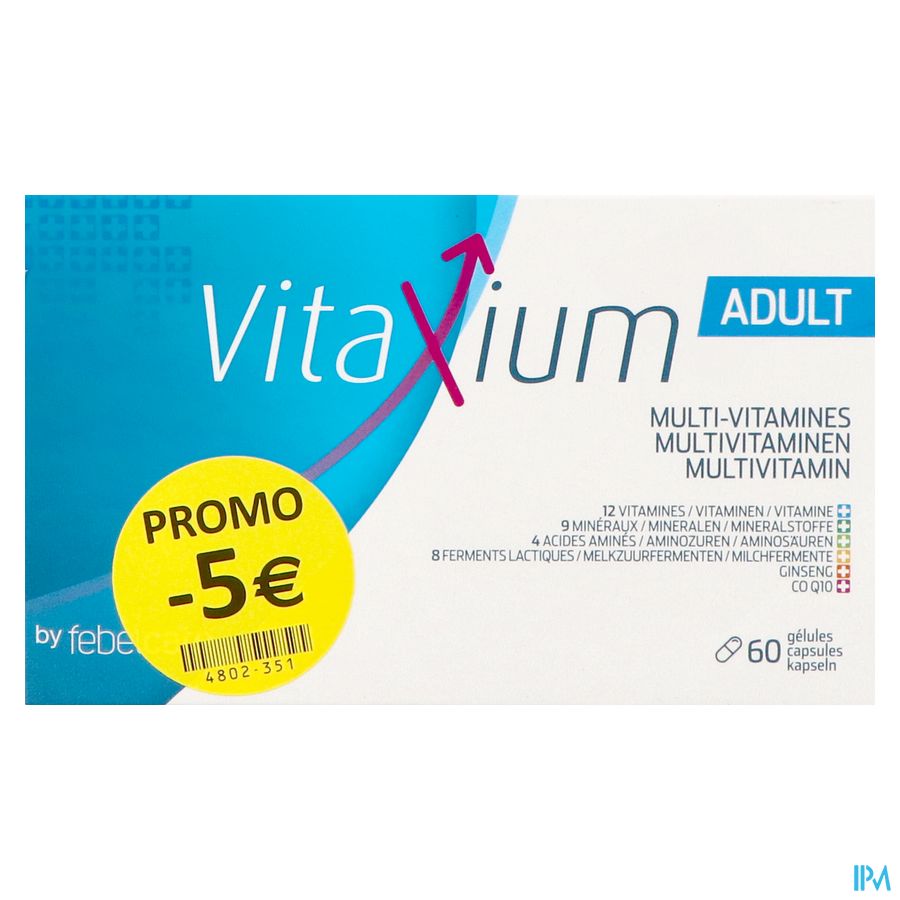 Vitaxium Adult Multi Vitamines Caps 60 Promo -5€ 5