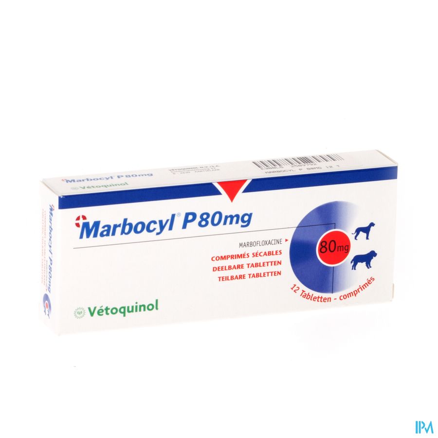 Marbocyl P Comp 12x80mg Marbocyl P Comp 12x80mg