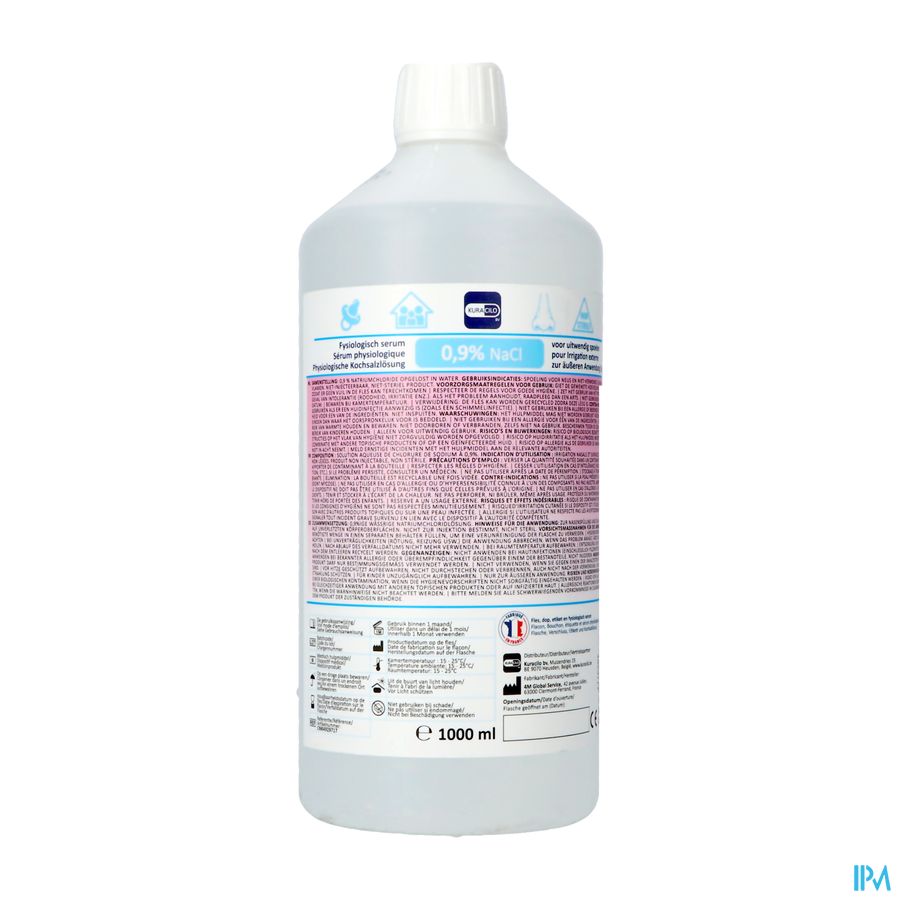 Serum Physio. 0,9% Irrigation Ext.1000ml Kuracilo Serum Physio. 0,9% Irrigation Ext.1000ml Kuracilo
