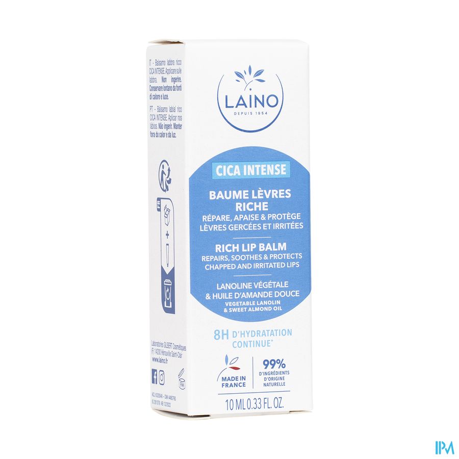Laino Lippenbalsem Natuurlijke Cica Tube 10ml Laino Lippenbalsem Natuurlijke Cica Tube 10ml