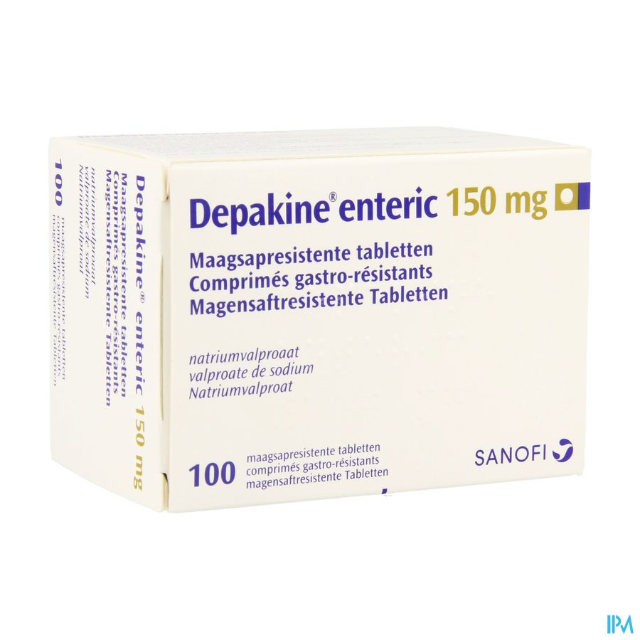Depakine Drag Enteric 100 X 150mg