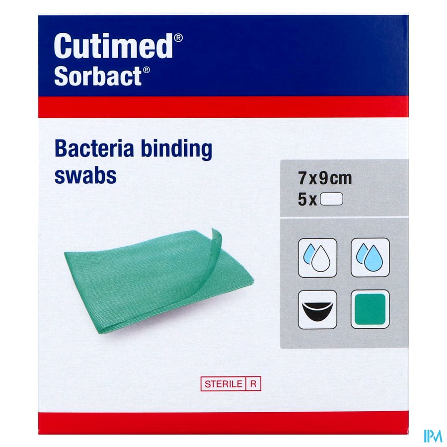 Cutimed Sorbact Kp 7x 9cm 5 7216501 4