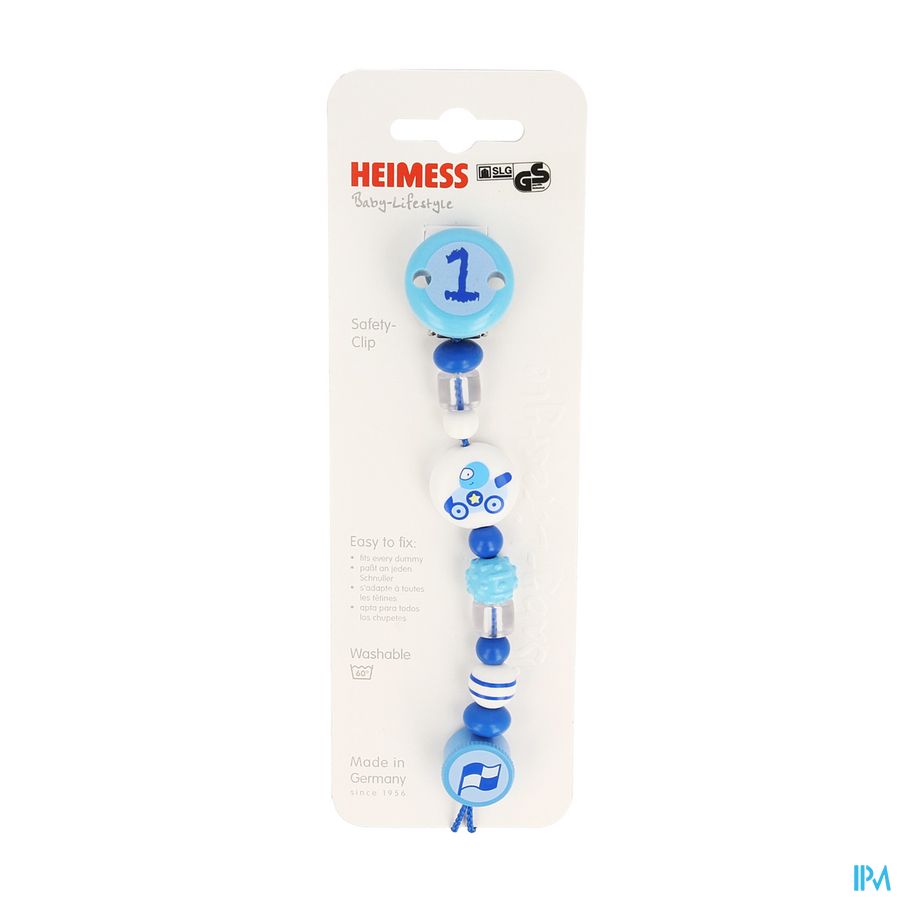 Heimess Fopspeenketting Plastic Formule 1 H732530 Heimess Fopspeenketting Plastic Formule 1 H732530