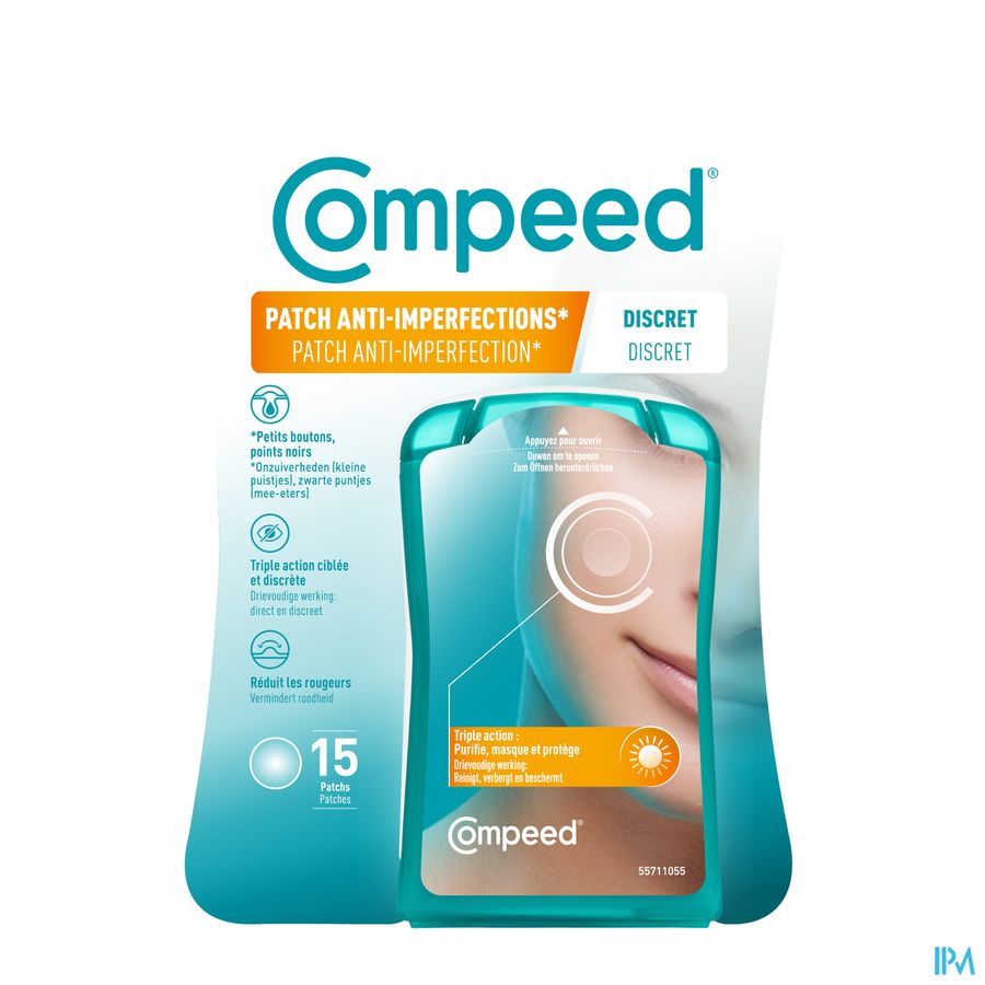 Compeed A/imperfections Discret Patchs 15 Compeed A/imperfections Discret Patchs 15