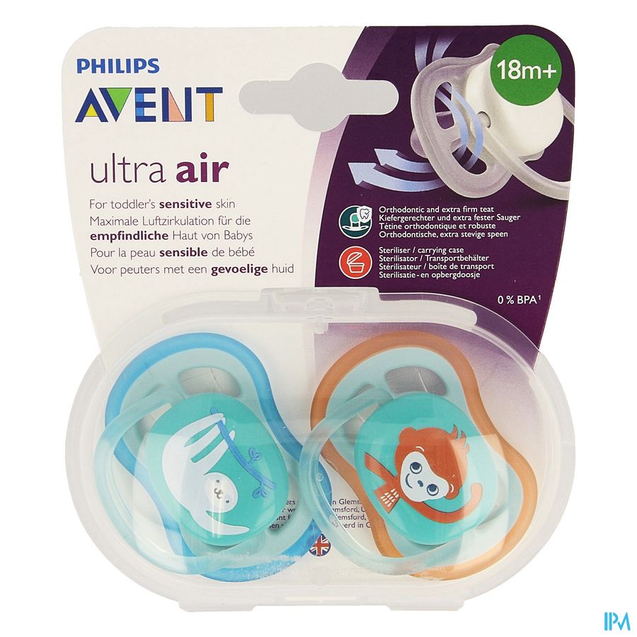 Philips Avent Fopspeen +18m Air Luiaard Aap