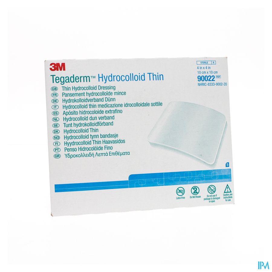 Tegaderm Hydrocol.square Steril Thin10x10cm5 90022 Tegaderm Hydrocol.square Steril Thin10x10cm5 90022