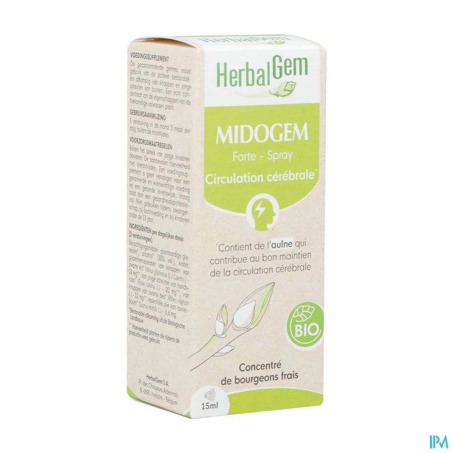 Herbalgem Midog Fort Spray Bio 15ml Herbalgem Midog Fort Spray Bio 15ml
