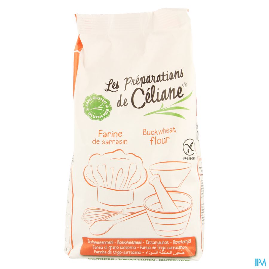 Celiane Farine Sarrasin Bio 500g 4075 Revogan 1
