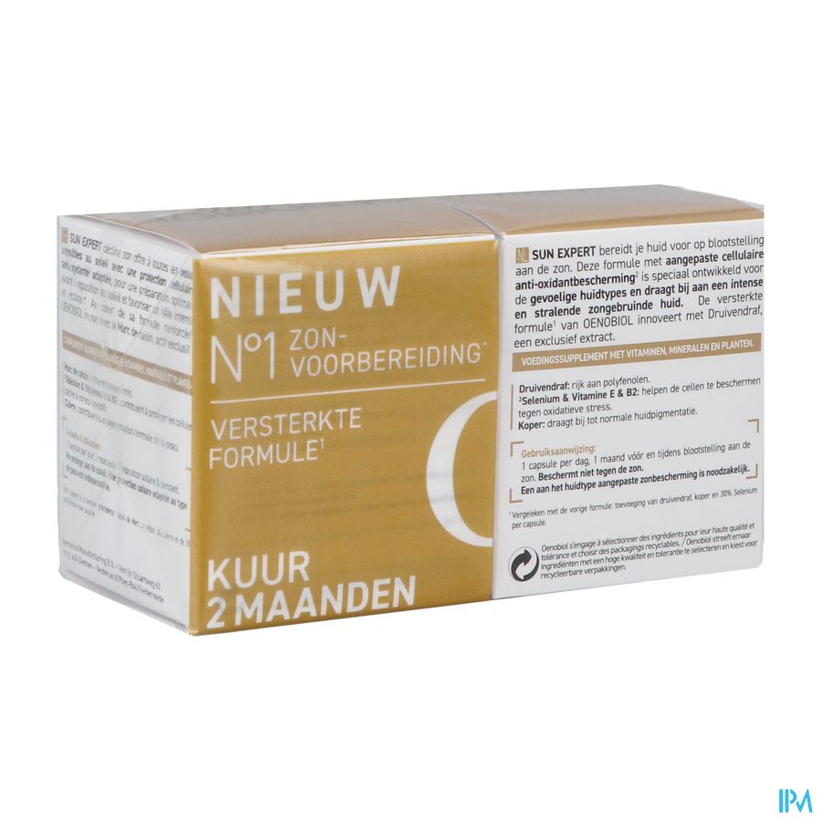 Oenobiol Sun Expert Gev. Huid Caps 2x30 2