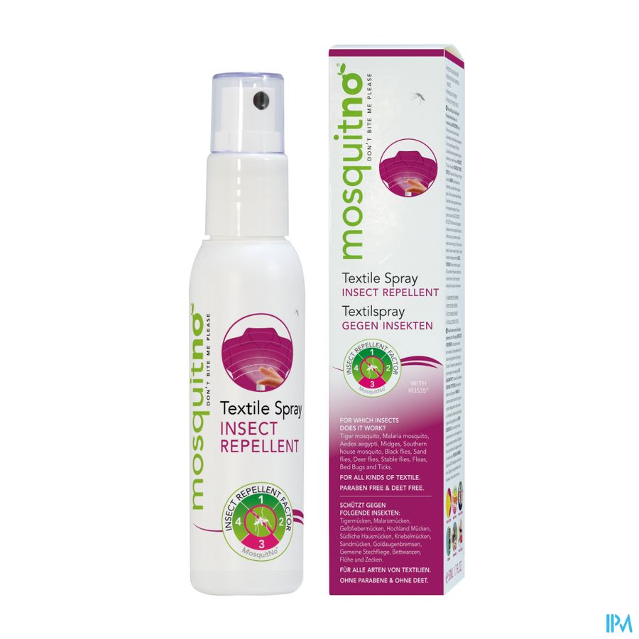 Mosquitno Spray Repulsif Textile Citriodiol 50ml 2