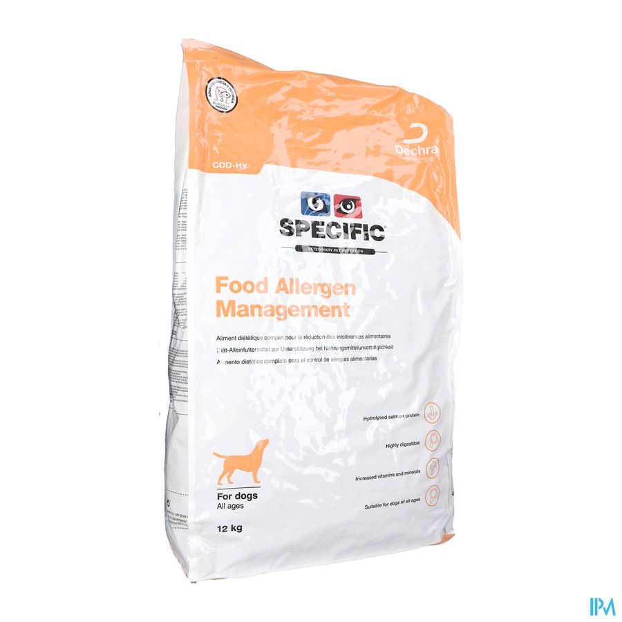 Specific Cdd-hy Food Allergy Management 12kg Specific Cdd-hy Food Allergy Management 12kg