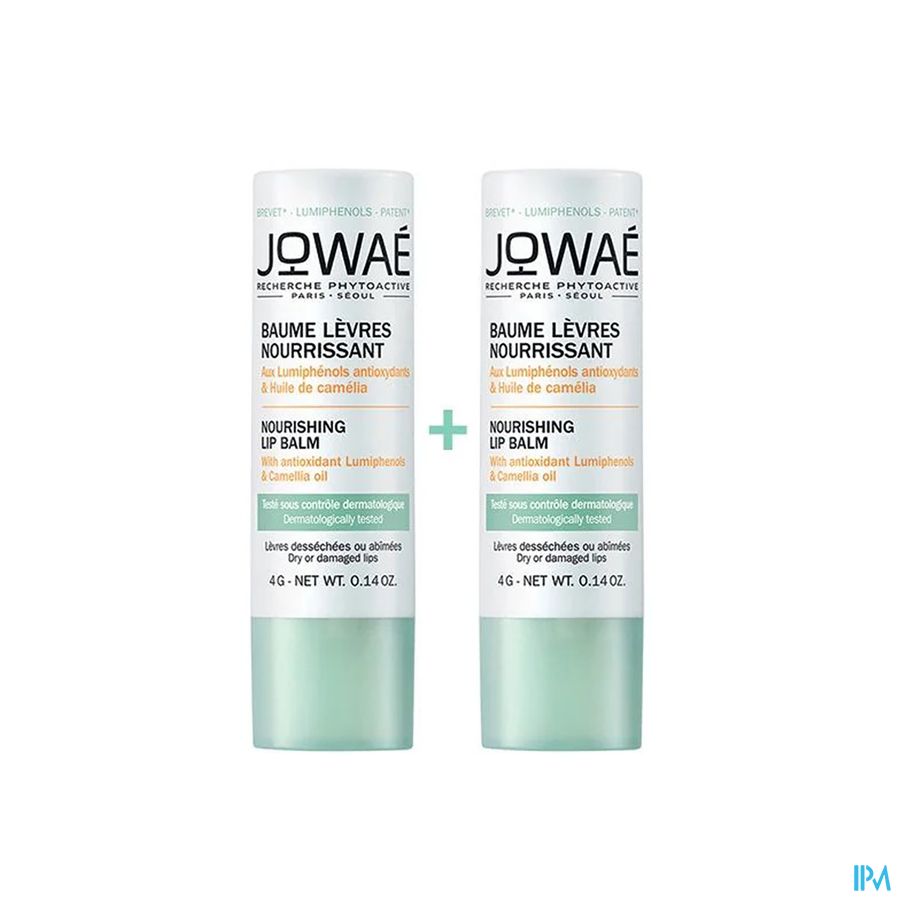 Jowae Lippenbalsem Voedend Duo Stick 2x4g Jowae Lippenbalsem Voedend Duo Stick 2x4g