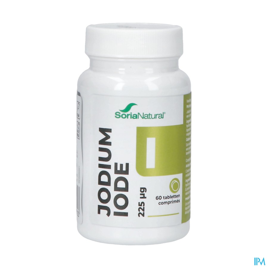 Soria Jodium 225mcg Bio-actief Tabl 60