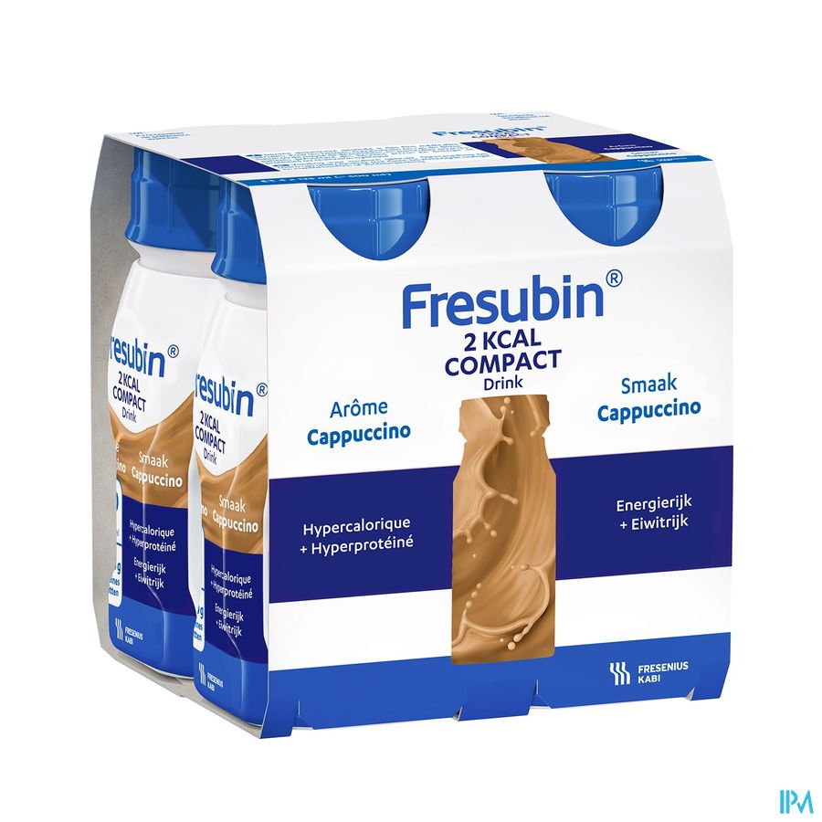 Fresubin 2 Kcal Compact Drink Cappuccino Fl4x125ml Fresubin 2 Kcal Compact Drink Cappuccino Fl4x125ml