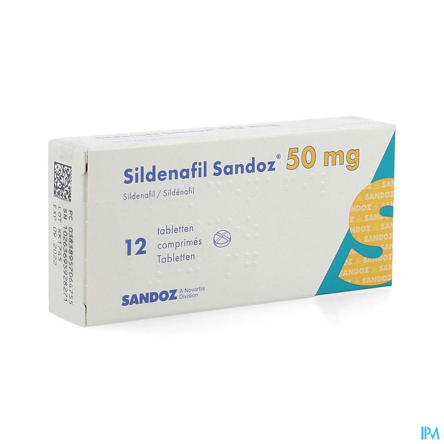 Sildenafil Sandoz 50mg Comp Pell 12x 50mg Sildenafil Sandoz 50mg Comp Pell 12x 50mg