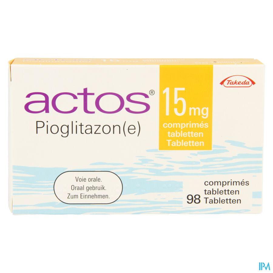 Actos 15mg Comp 98 X 15mg