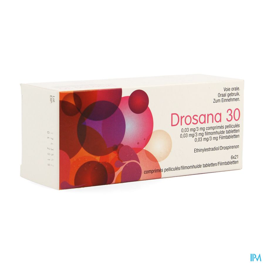 Drosana 30 0,03mg/3mg Filmomh Tabl 6 X 21
