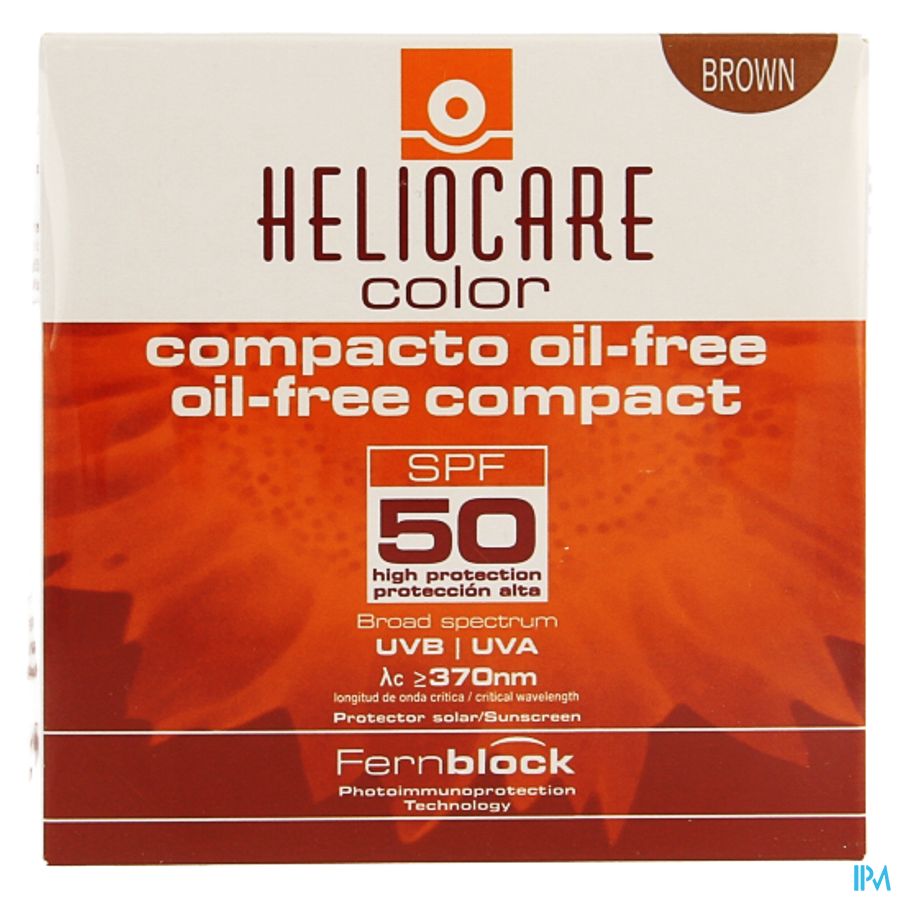 Heliocare Compact Oil-free Ip50 Brown 10g 2