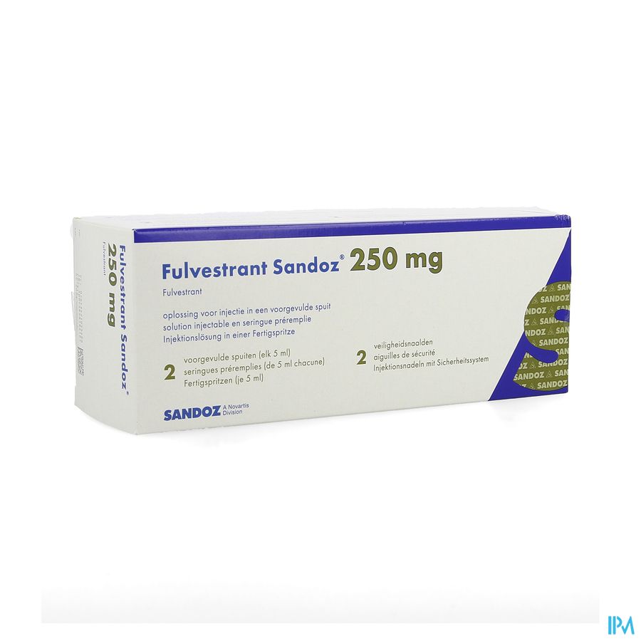 Fulvestrant Sandoz 250mg Ser.prer. 2x5ml 50mg/ml Fulvestrant Sandoz 250mg Ser.prer. 2x5ml 50mg/ml