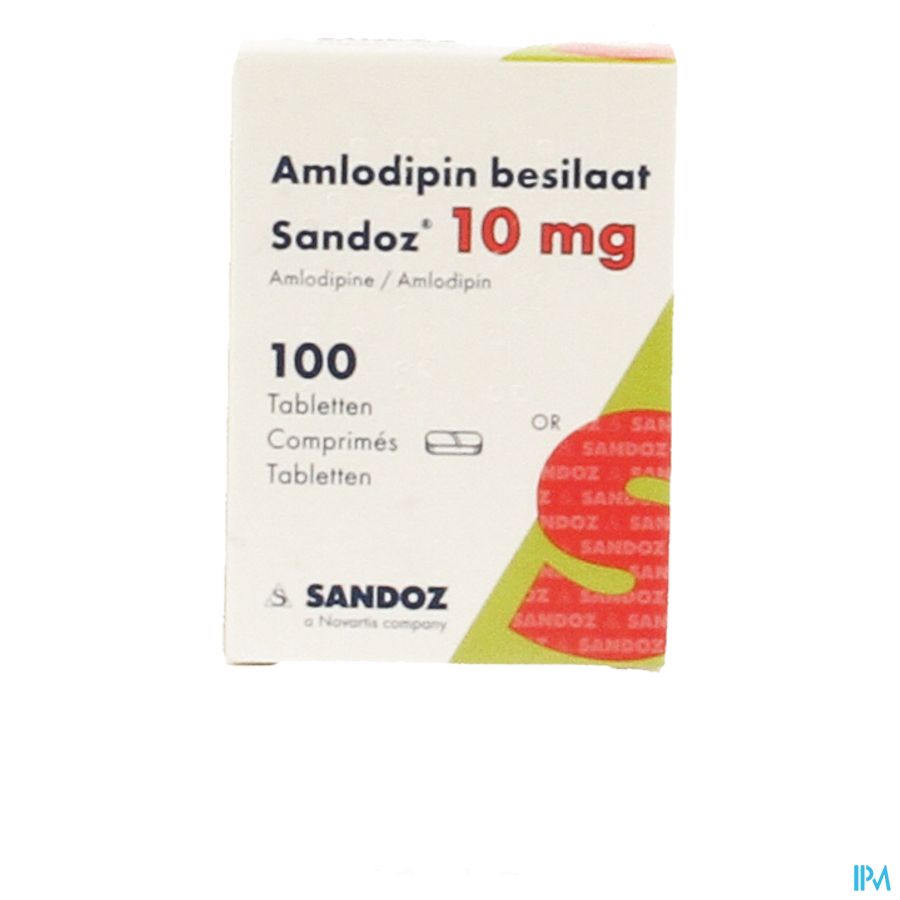 Amlodipine Besilate EG Tabl 100X10Mg 2