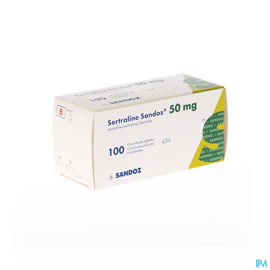 Sertraline Sandoz Comp 100 X 50mg 2