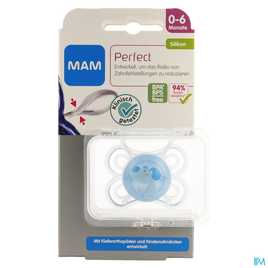Mam Fopspeen Perfect 0-6m Jongen Mam Fopspeen Perfect 0-6m Jongen