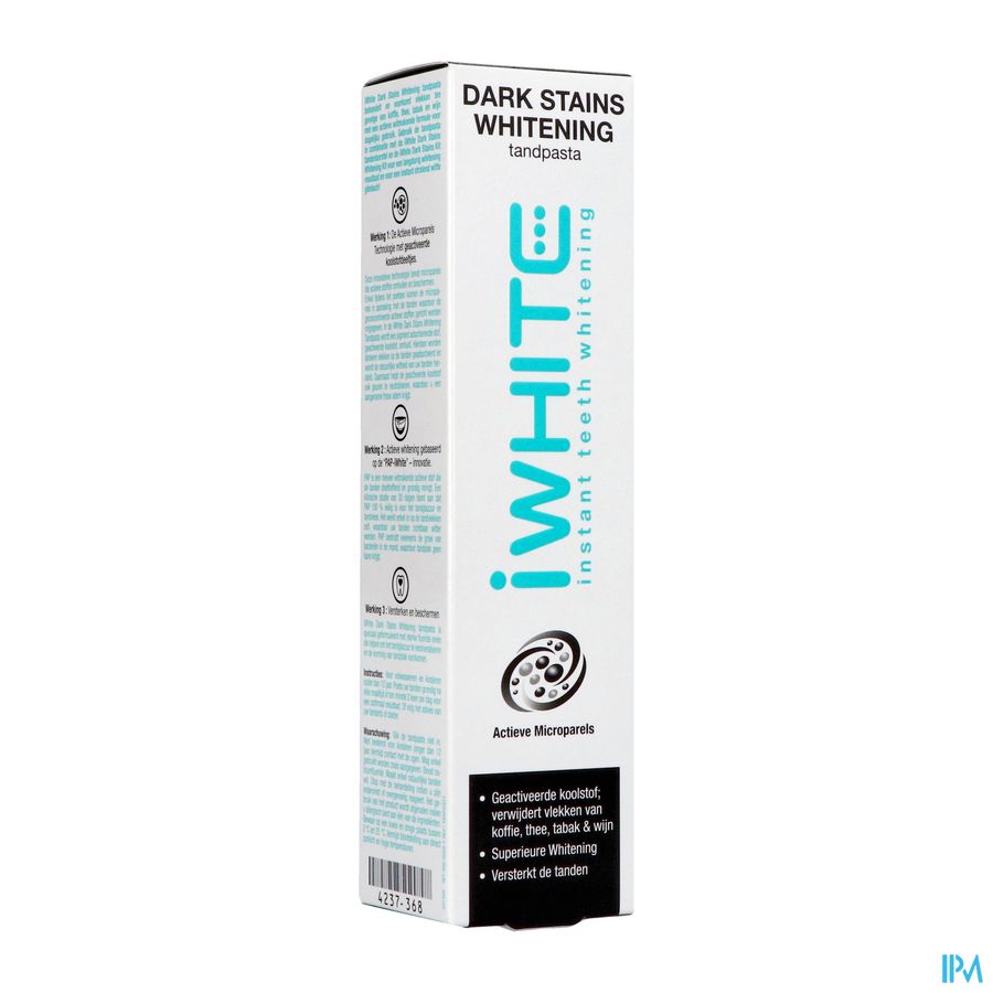 Iwhite Dark Stains Whitening Tandpasta Tube 75ml Iwhite Dark Stains Whitening Tandpasta Tube 75ml