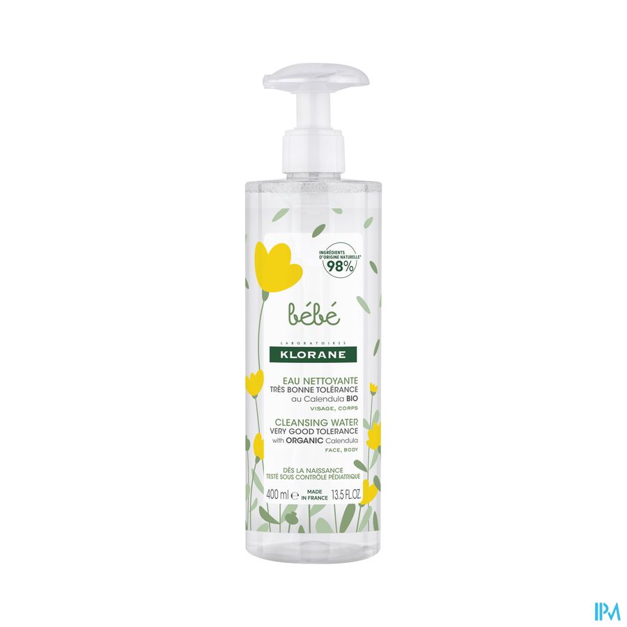 Klorane Bb Reinigingswater Calendula Bio 400ml Nf