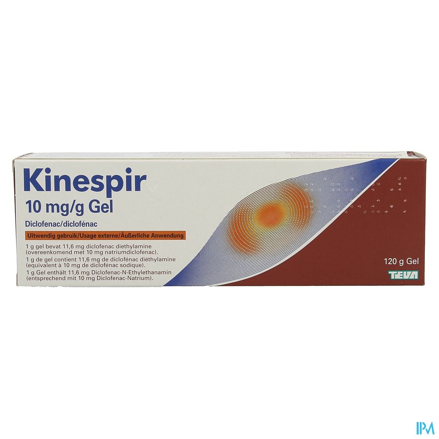 Kinespir 10mg/g Gel 120g 4