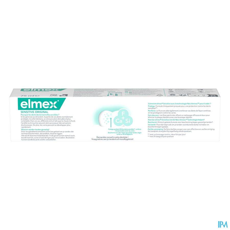 Elmex Sensitive Original Tandpasta Tube 75ml 1