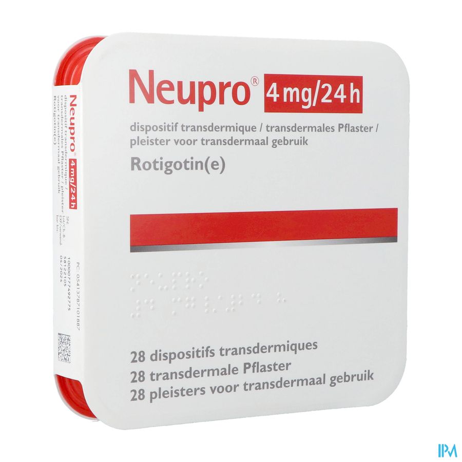 Neupro 4mg/24h disposit. transderm. (28) Neupro 4mg/24h disposit. transderm. (28)