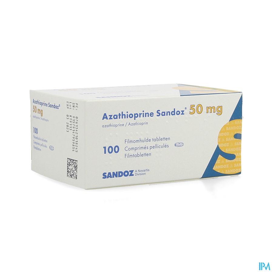 Azathioprine Sandoz 50mg Comp 100 X 50mg Azathioprine Sandoz 50mg Comp 100 X 50mg